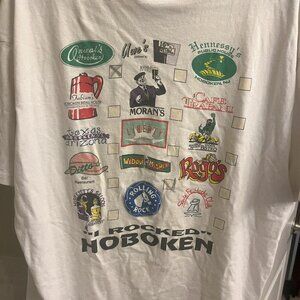 Vintage Rolling Rock “I Rocked Hoboken” Summer ’93 PUB CRAWL T-Shirt – XL